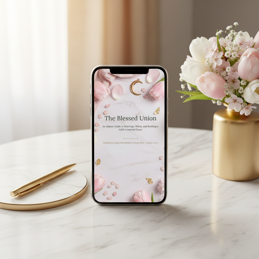 1. The Blessed Union — Mobile Desk Mockup