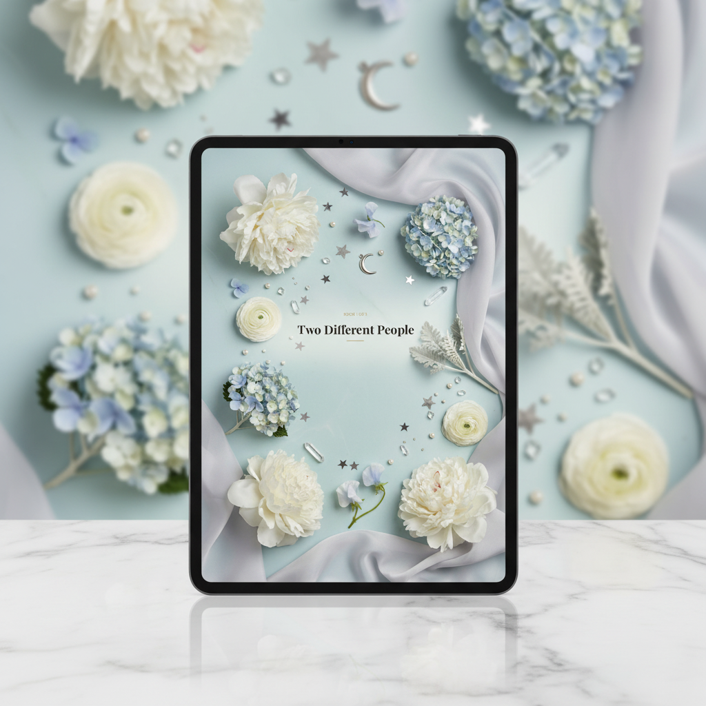 11. Two Different People — Tablet Mockup