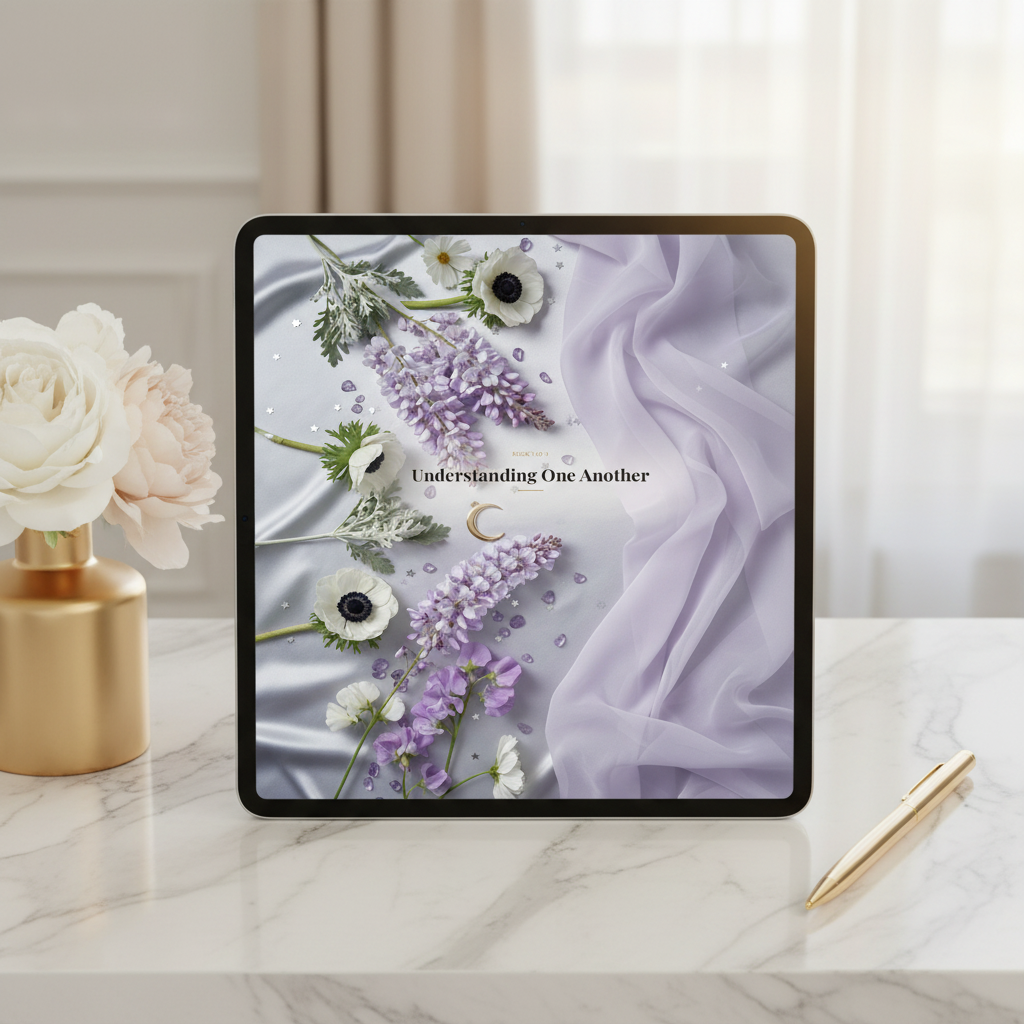 13. Understanding One Another — Tablet Desk Mockup