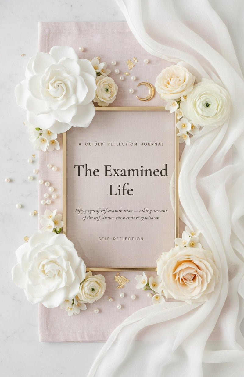 The Examined Life — Self-Reflection Journal | 50-Page Printable PDF - AakhiraHub