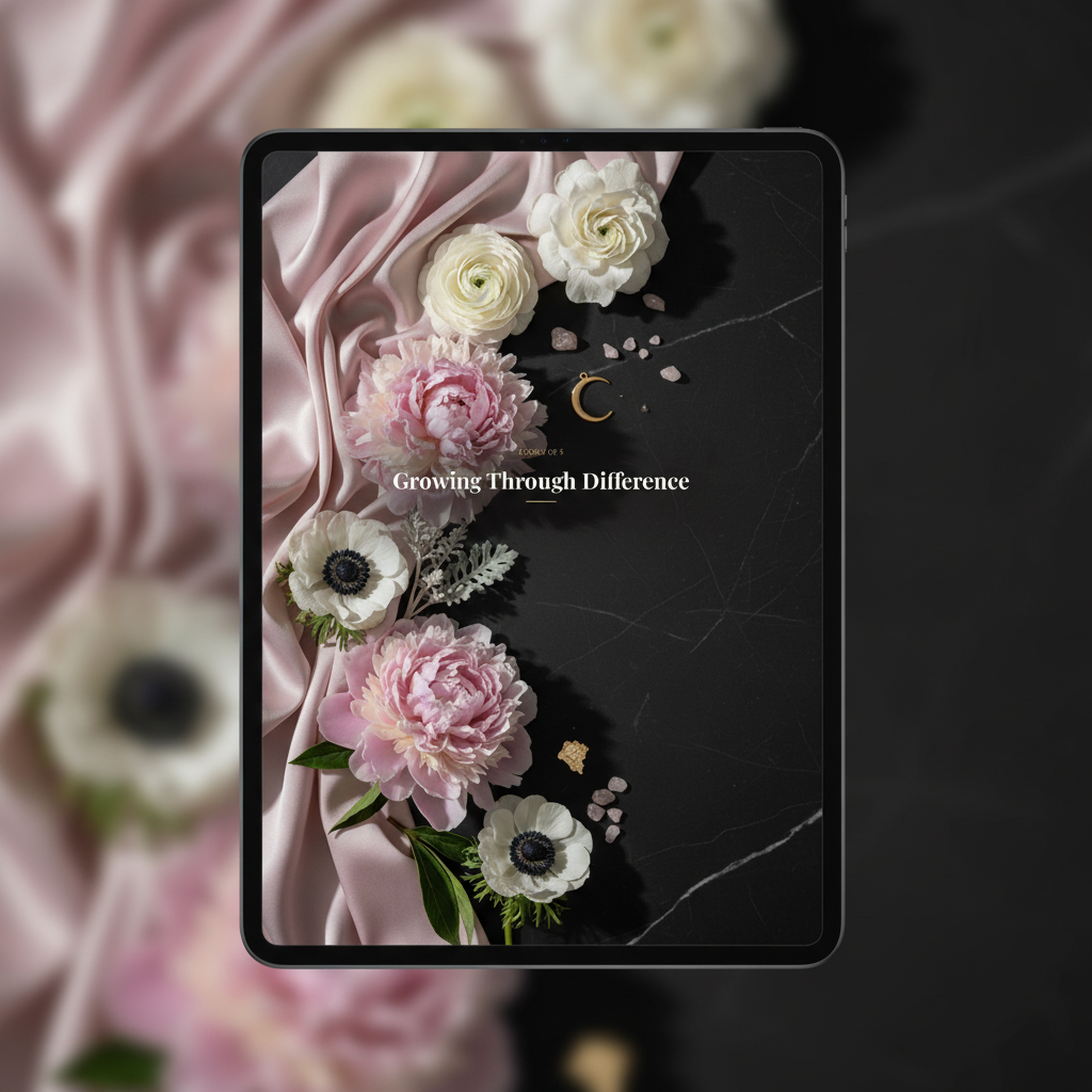 14. Growing Through Difference — Front-Facing Mockup