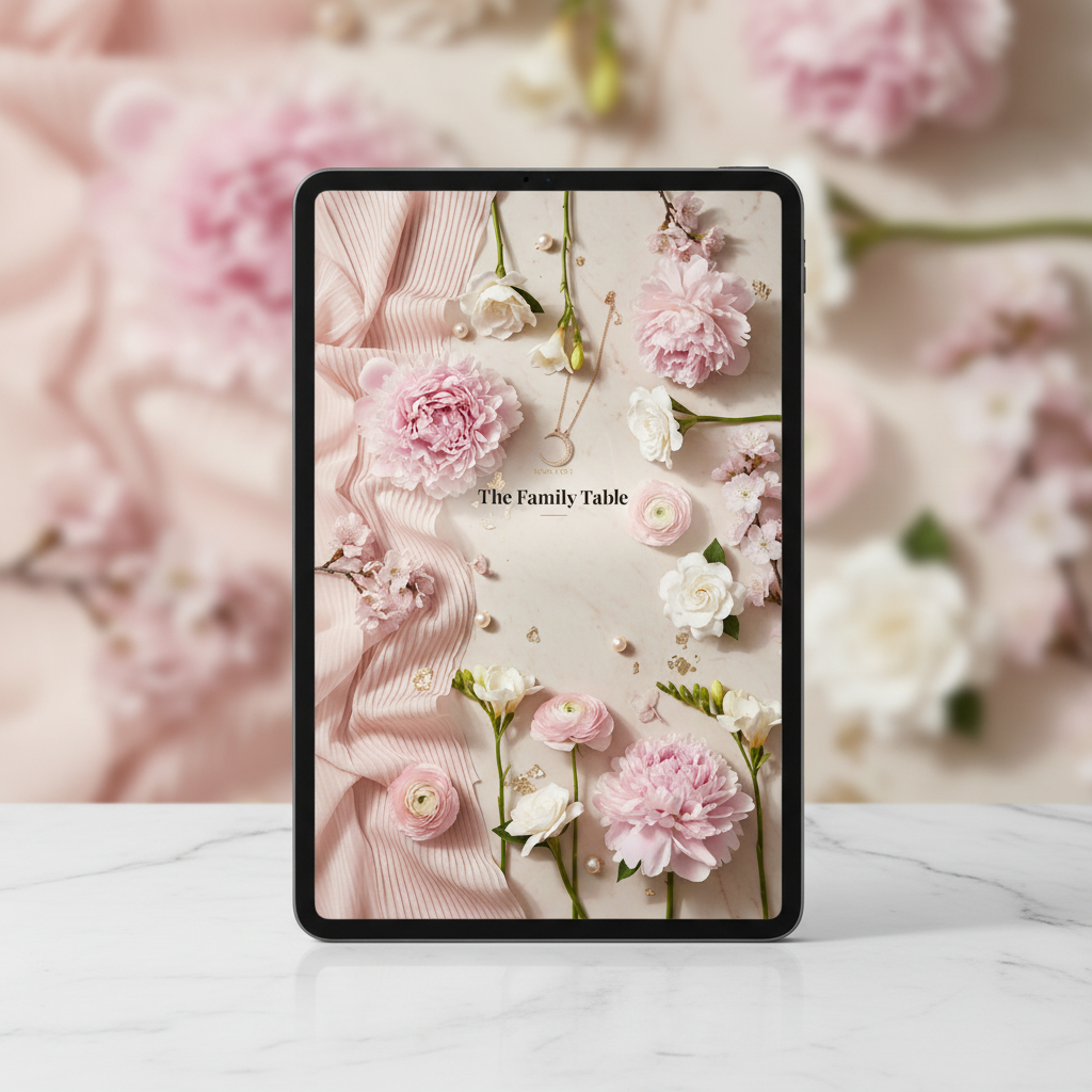 17. The Family Table — Tablet Mockup