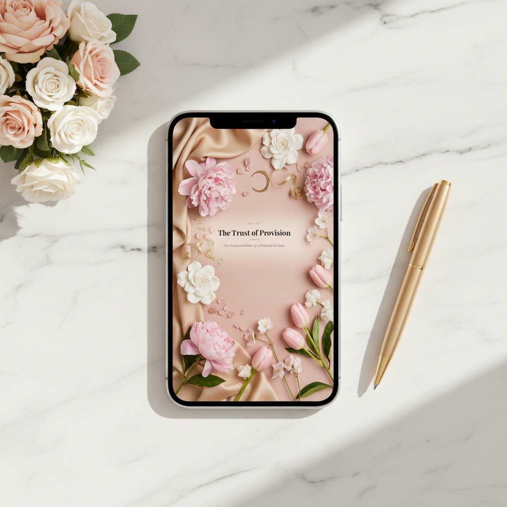 19. The Trust of Provision — Mobile Desk Mockup