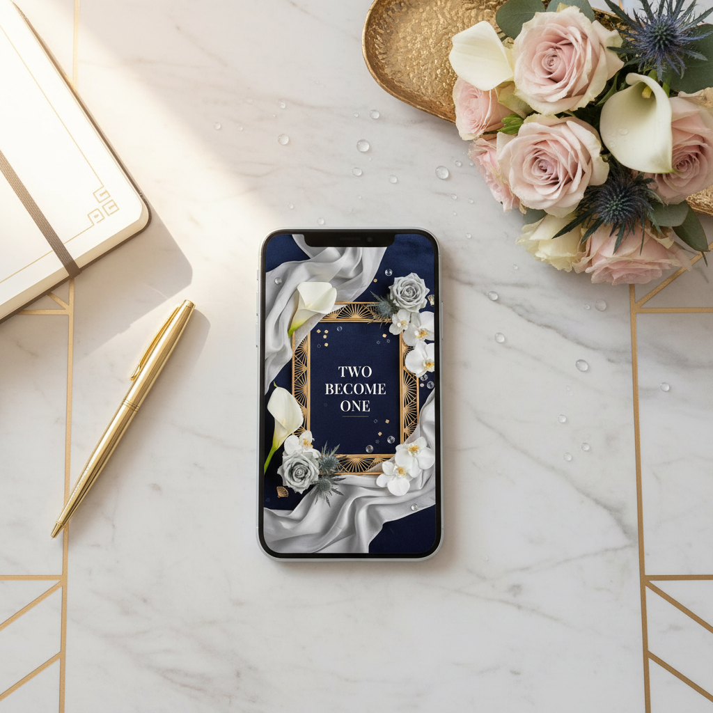 2. Two Become One — Mobile Desk Mockup