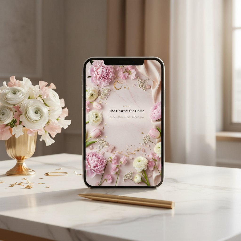 20. The Heart of the Home — Mobile Desk Mockup