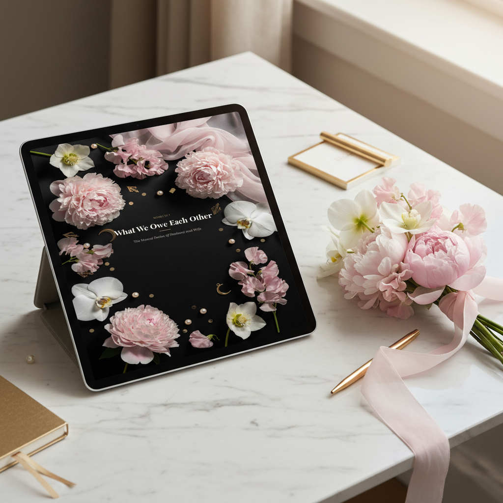 21. What We Owe Each Other — Tablet Desk Mockup