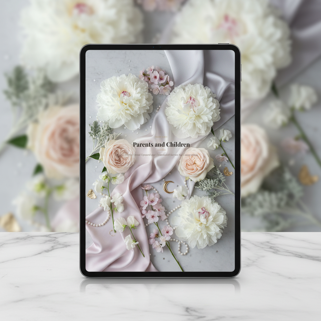 22. Parents and Children — Tablet Mockup