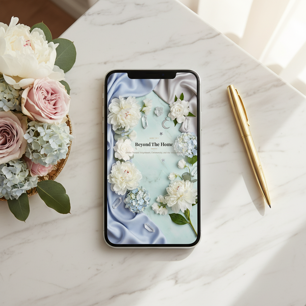 23. Beyond The Home — Mobile Desk Mockup