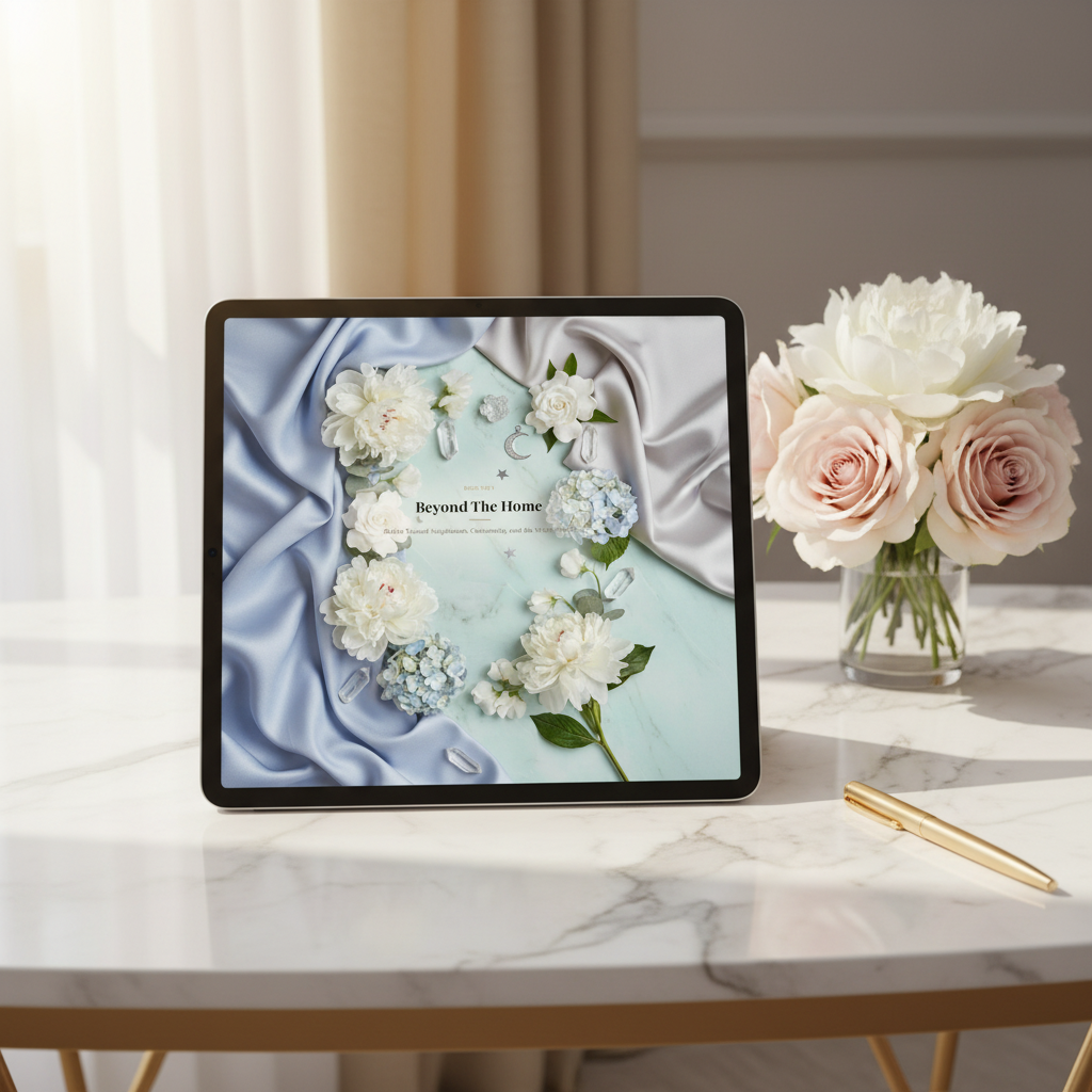 23. Beyond The Home — Tablet Desk Mockup