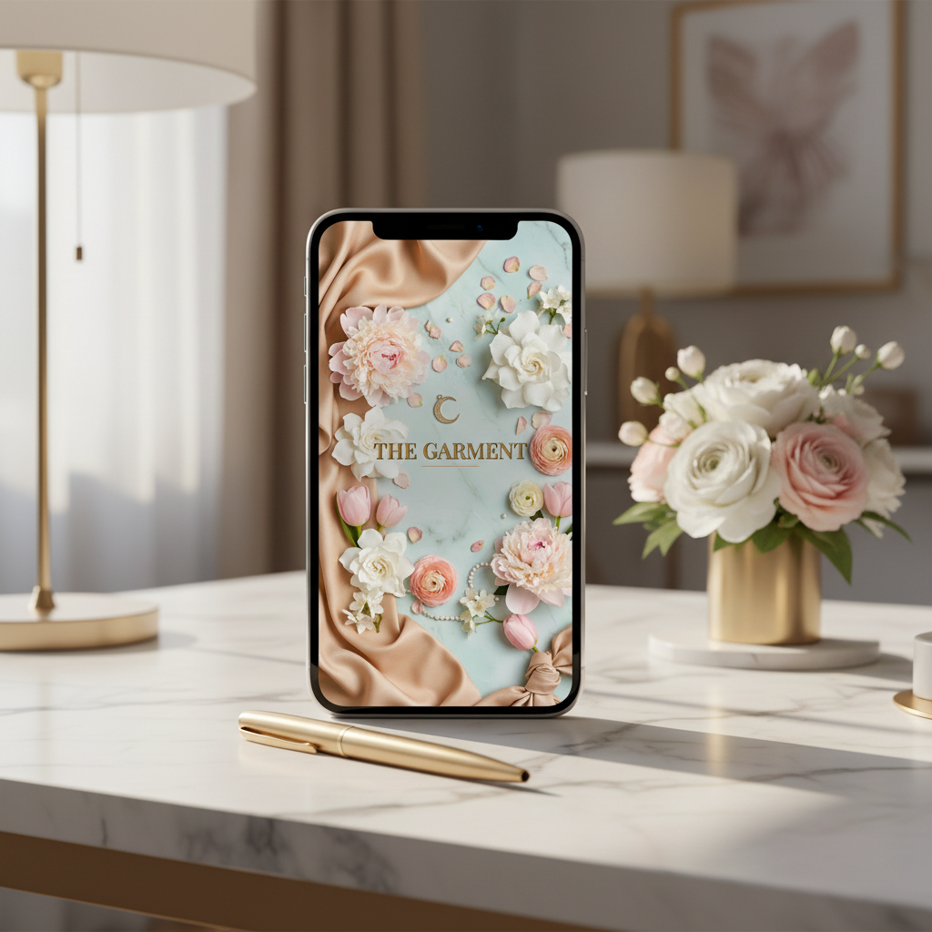 3. The Garment — Mobile Desk Mockup