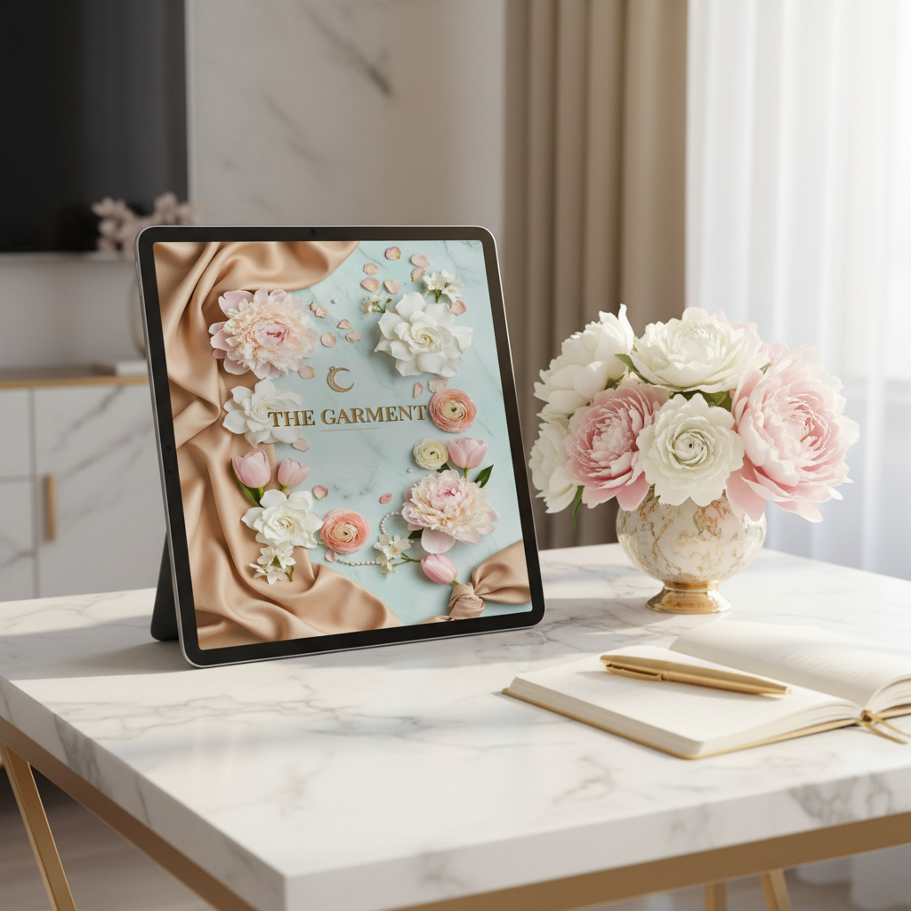 3. The Garment — Tablet Desk Mockup