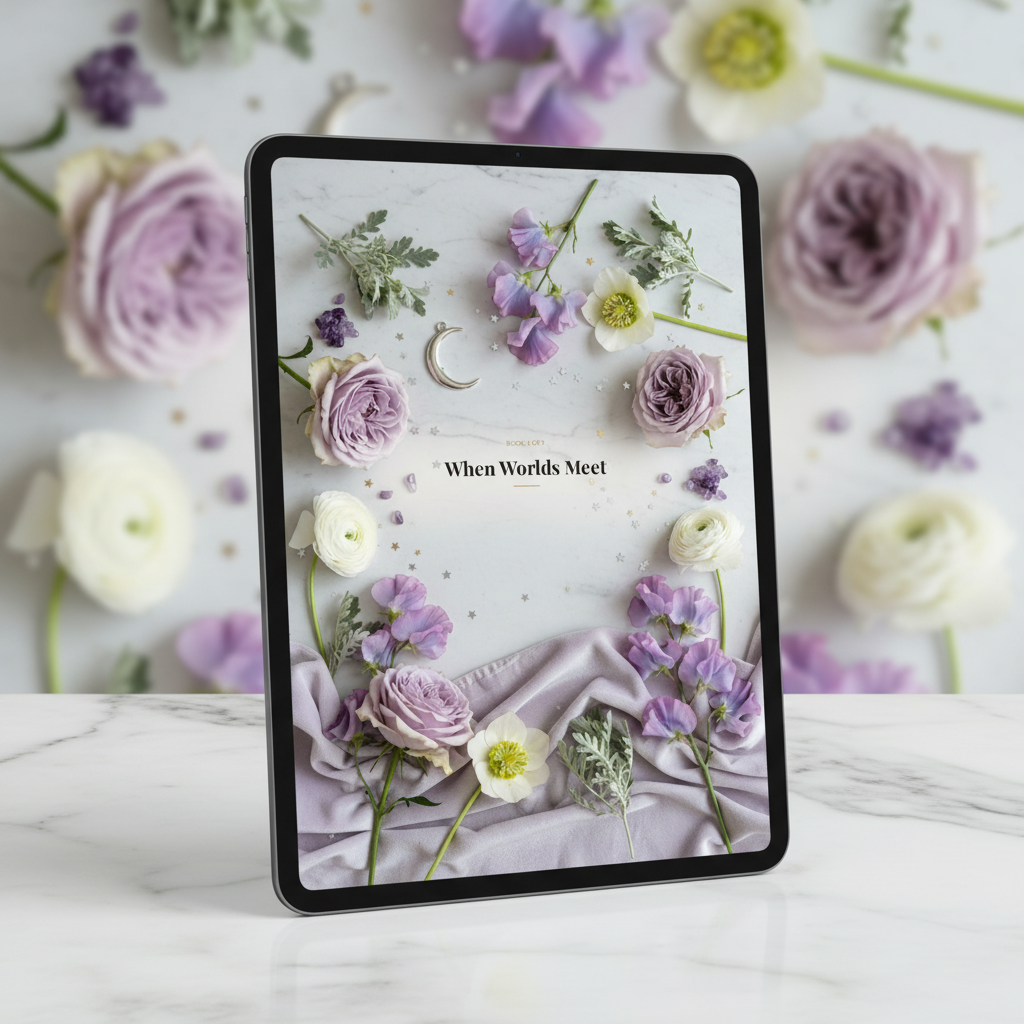 30. When Worlds Meet — Tablet Mockup