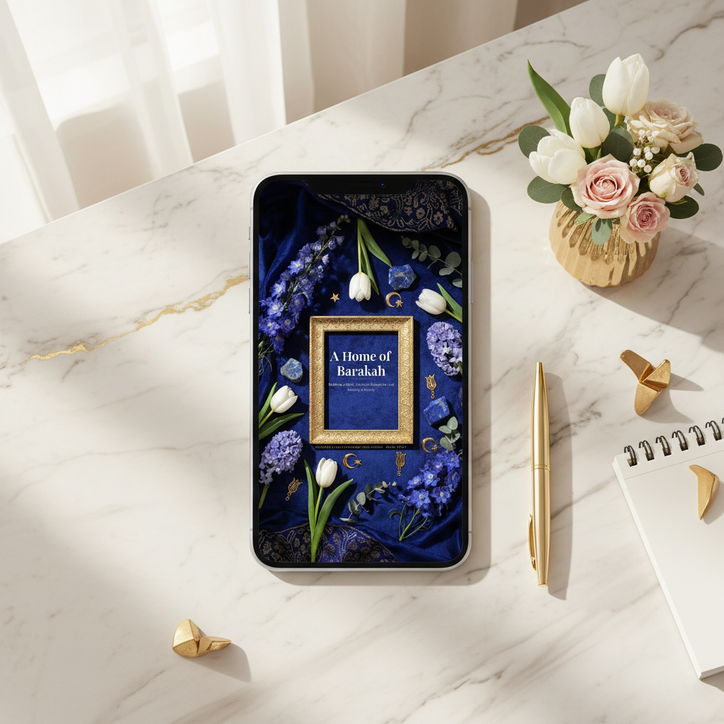 5. A Home of Barakah — Mobile Desk Mockup