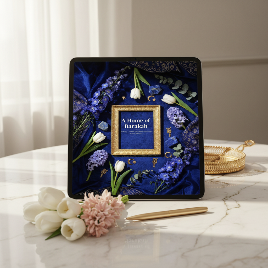 5. A Home of Barakah — Tablet Desk Mockup