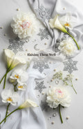 Raising Them Well ebook cover — pearl peonies floral design