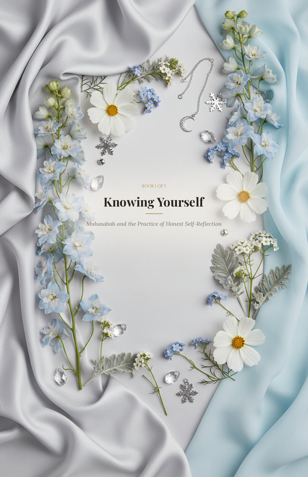 Knowing Yourself — Islamic ebook cover, floral design