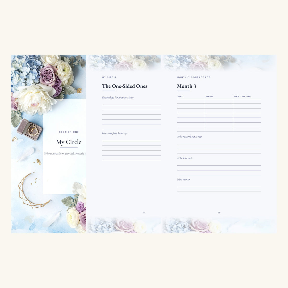 Good Company — Friendship Journal | 50-Page Printable PDF - AakhiraHub