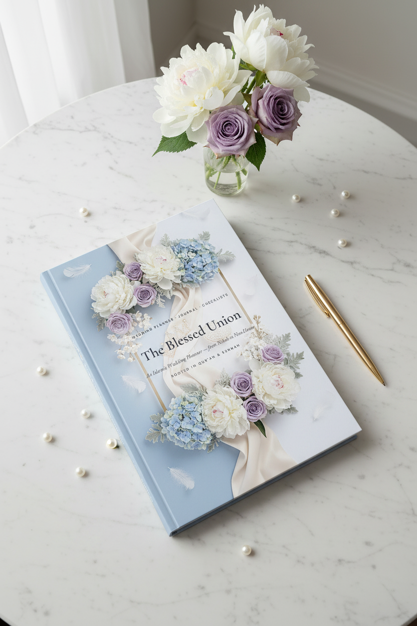 Blessed Union Wedding Planner 1 — Hero Flat Lay