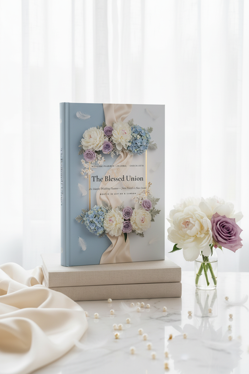 Blessed Union Wedding Planner 4 — Book Display Upright