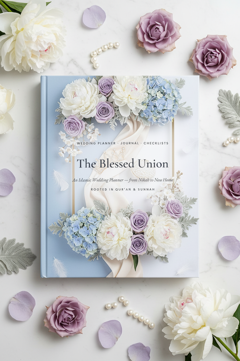 Blessed Union Wedding Planner 8 — Overhead Flat Lay