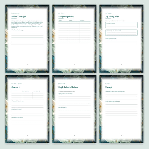 Build and Keep — Wealth & Net Worth Journal | 50-Page Printable PDF - AakhiraHub