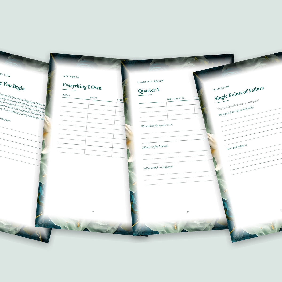 Build and Keep — Wealth & Net Worth Journal | 50-Page Printable PDF - AakhiraHub