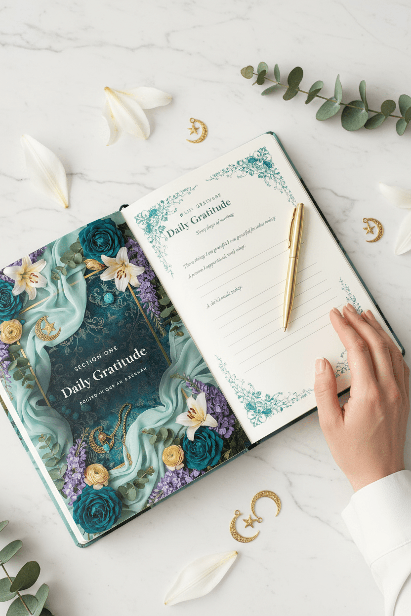 Grateful Heart — Gratitude & Du'a Journal | 81-Page Printable PDF - AakhiraHub