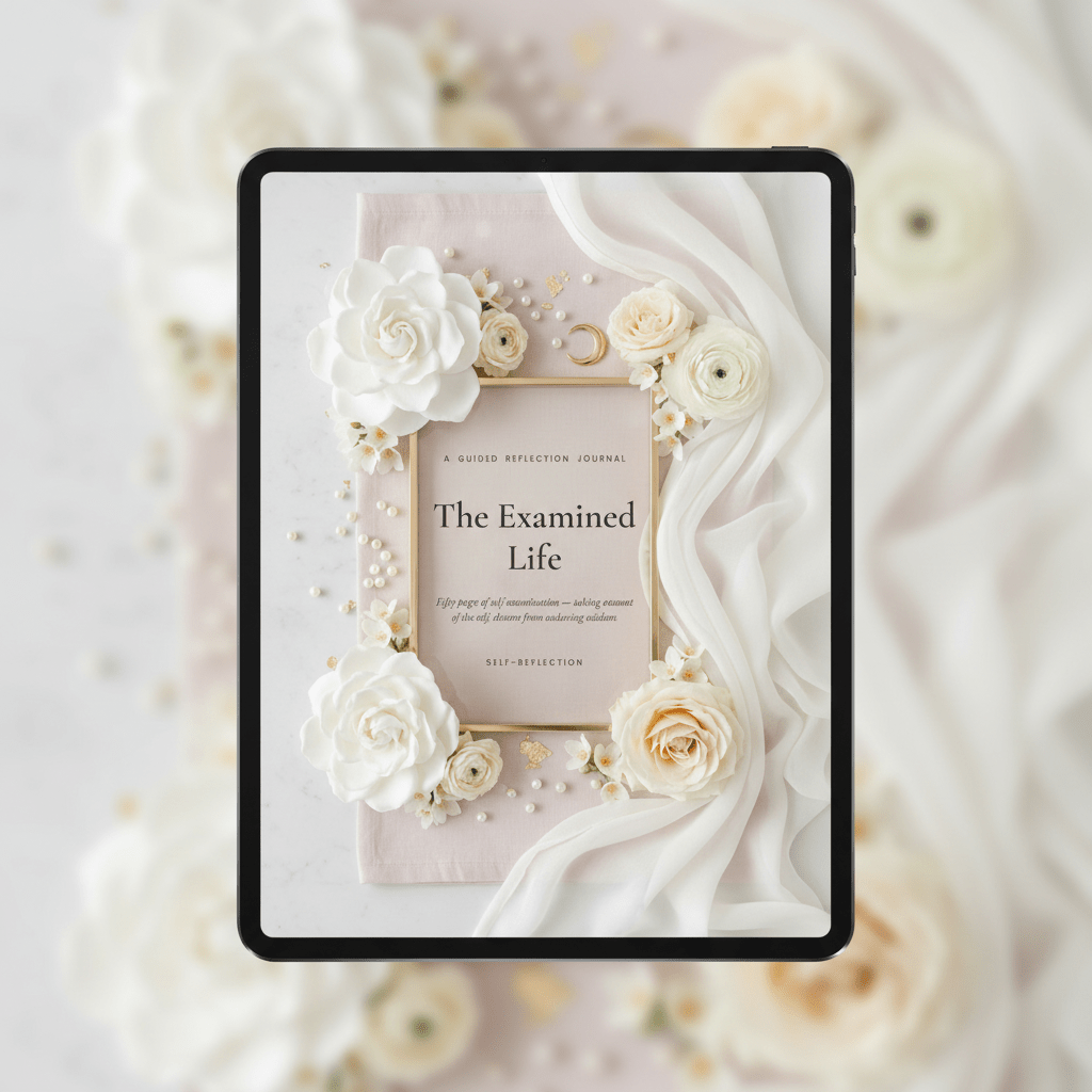 The Examined Life — Self-Reflection Journal | 50-Page Printable PDF - AakhiraHub
