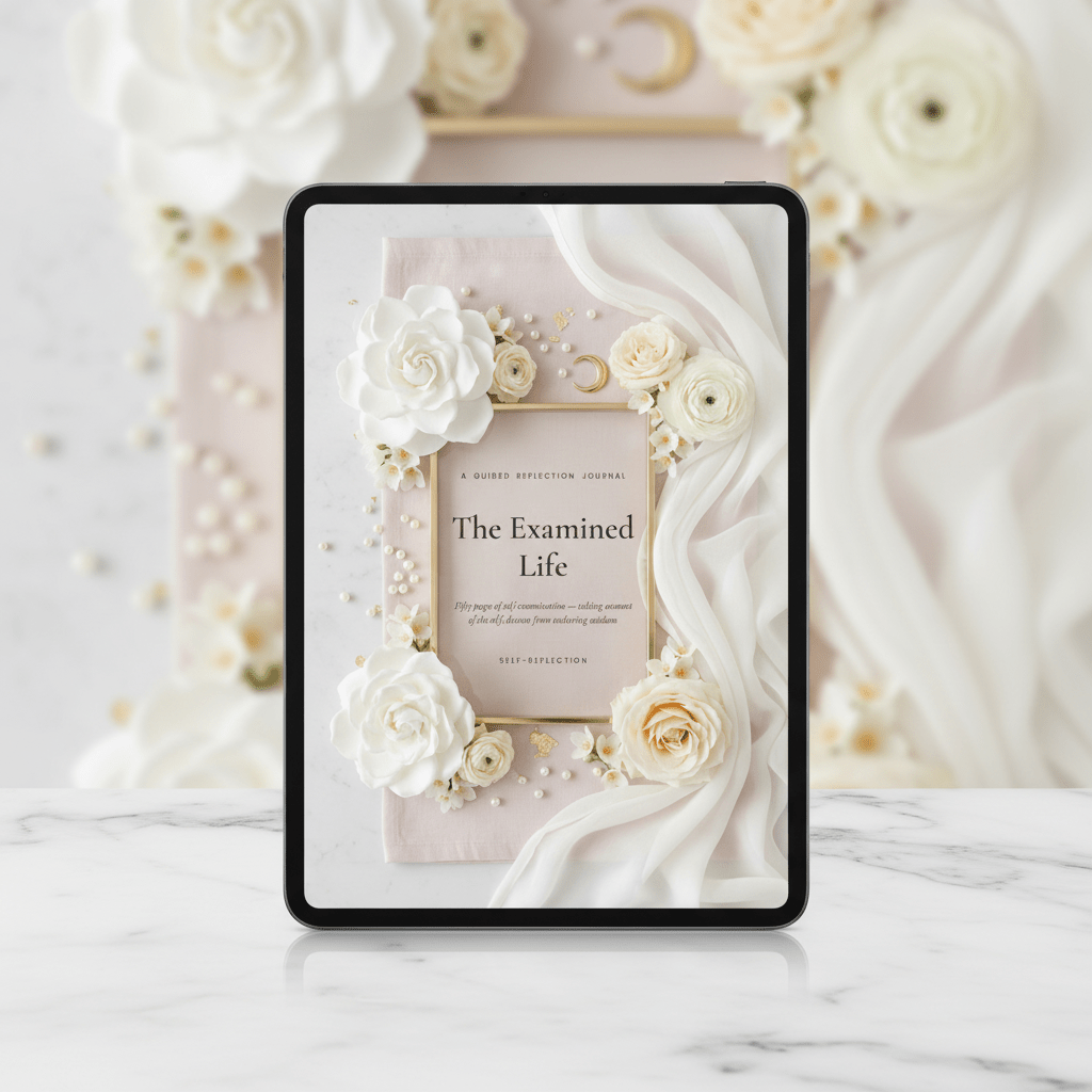 The Examined Life — Self-Reflection Journal | 50-Page Printable PDF - AakhiraHub