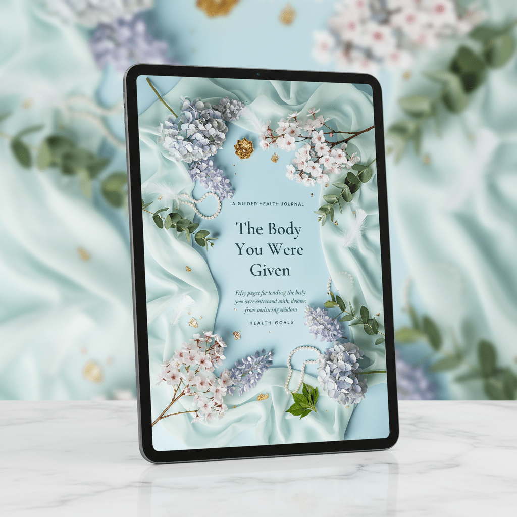 The Body You Were Given — Health Goals Journal | 50-Page Printable PDF - AakhiraHub