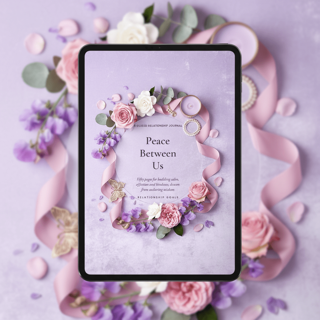 Peace Between Us — Relationship Journal for Couples | 50-Page Printable PDF - AakhiraHub