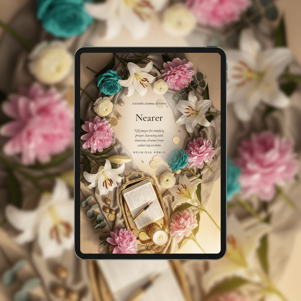 Nearer — Faith & Spiritual Growth Journal | 50-Page Printable PDF - AakhiraHub