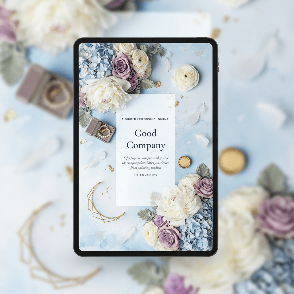 Good Company — Friendship Journal | 50-Page Printable PDF - AakhiraHub