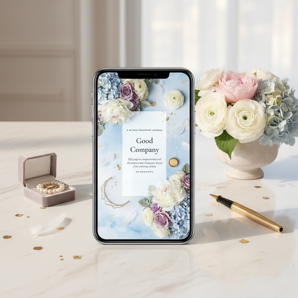 J19. Good Company — Mobile Desk Mockup