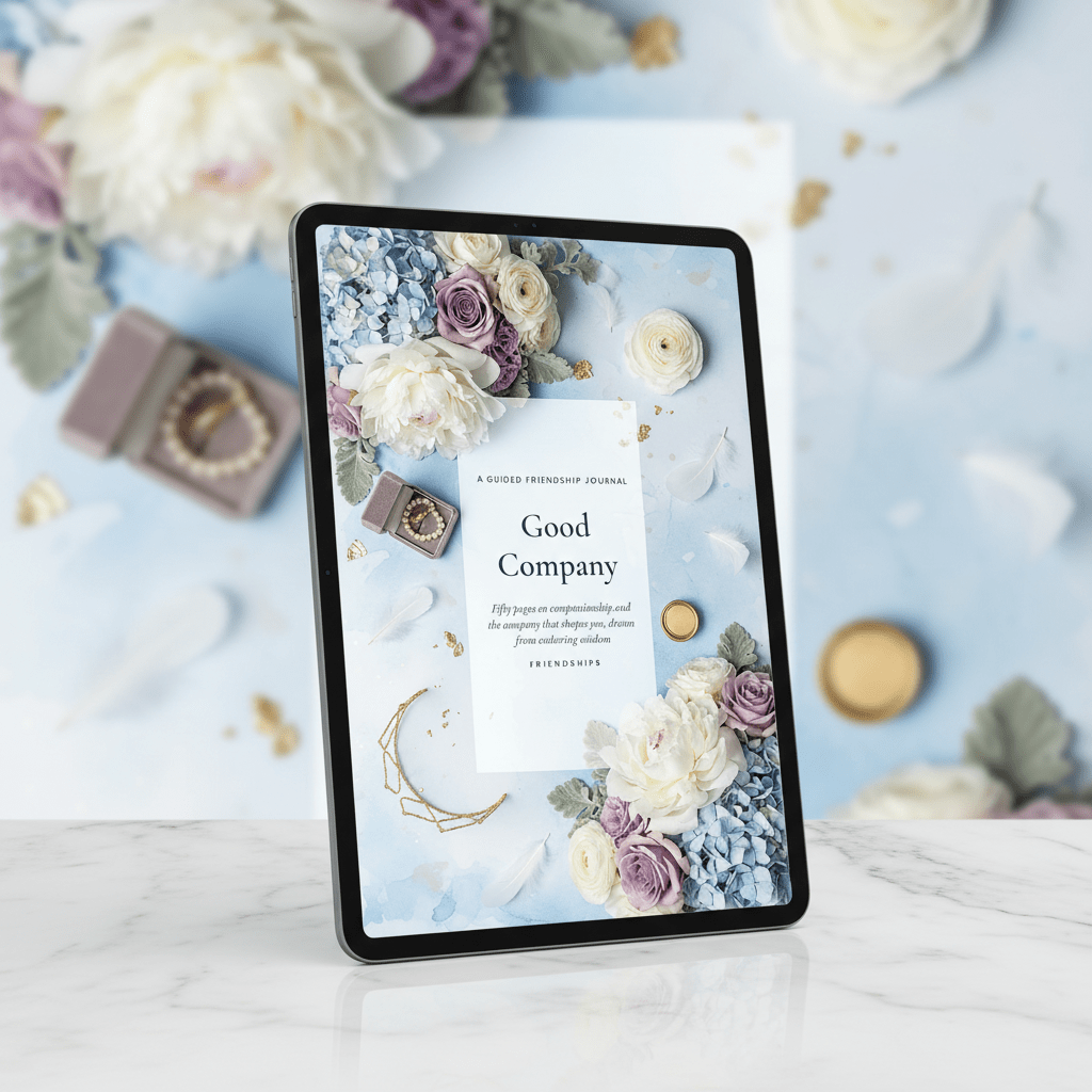Good Company — Friendship Journal | 50-Page Printable PDF - AakhiraHub