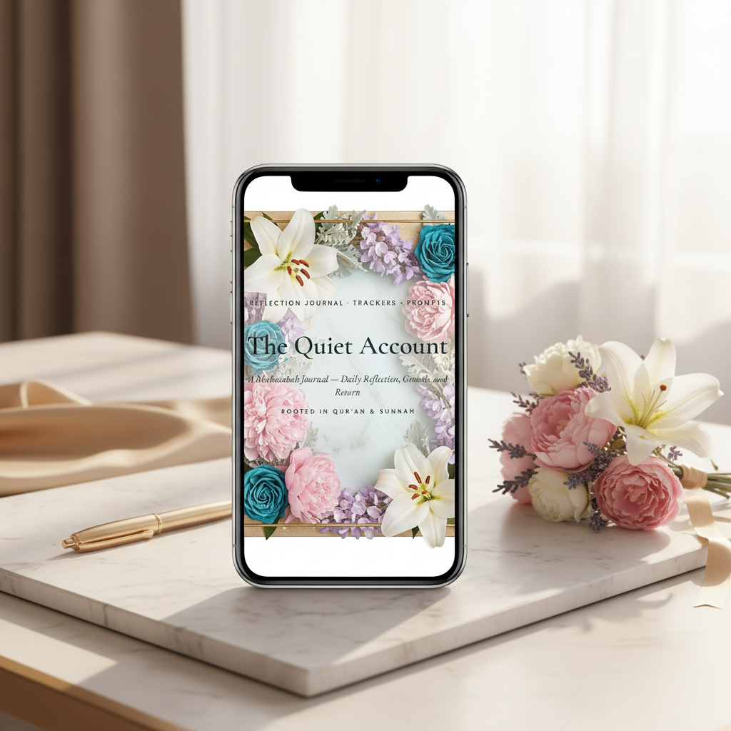 J2. The Quiet Account — Mobile Desk Mockup