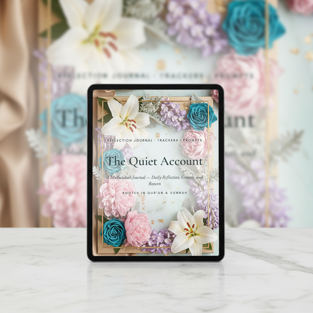J2. The Quiet Account — Tablet Mockup