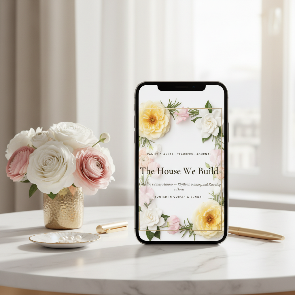 J3. The House We Build — Mobile Desk Mockup
