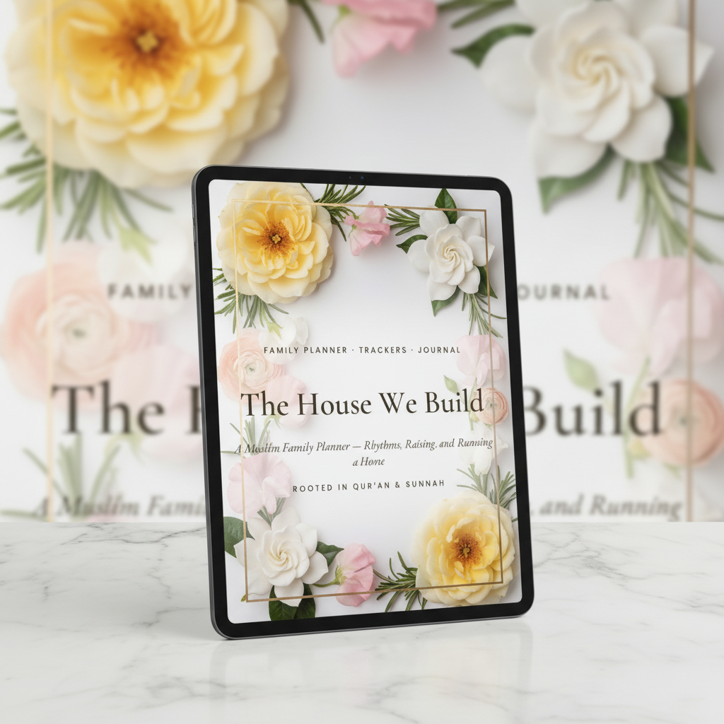 J3. The House We Build — Tablet Mockup