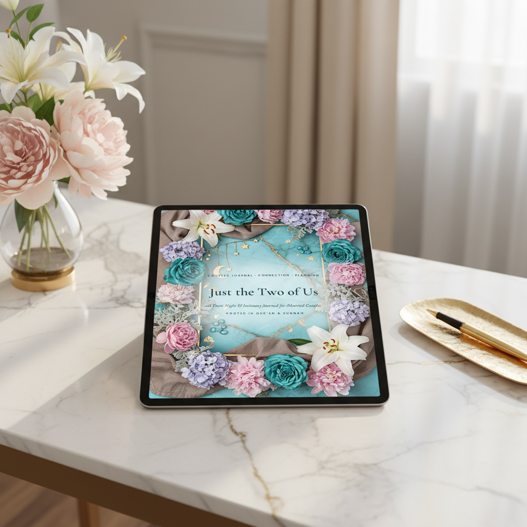 J4. Just the Two of Us — Tablet Desk Mockup