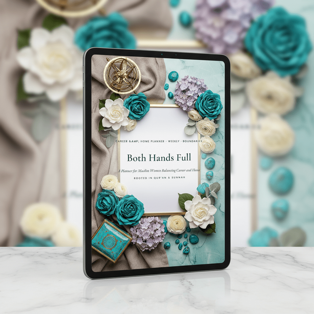 Both Hands Full — Career & Home Balance Planner | 77-Page Printable PDF - AakhiraHub