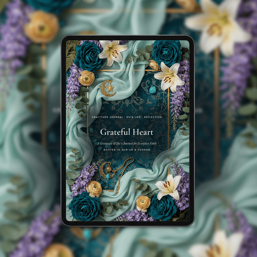 Grateful Heart — Gratitude & Du'a Journal | 81-Page Printable PDF - AakhiraHub