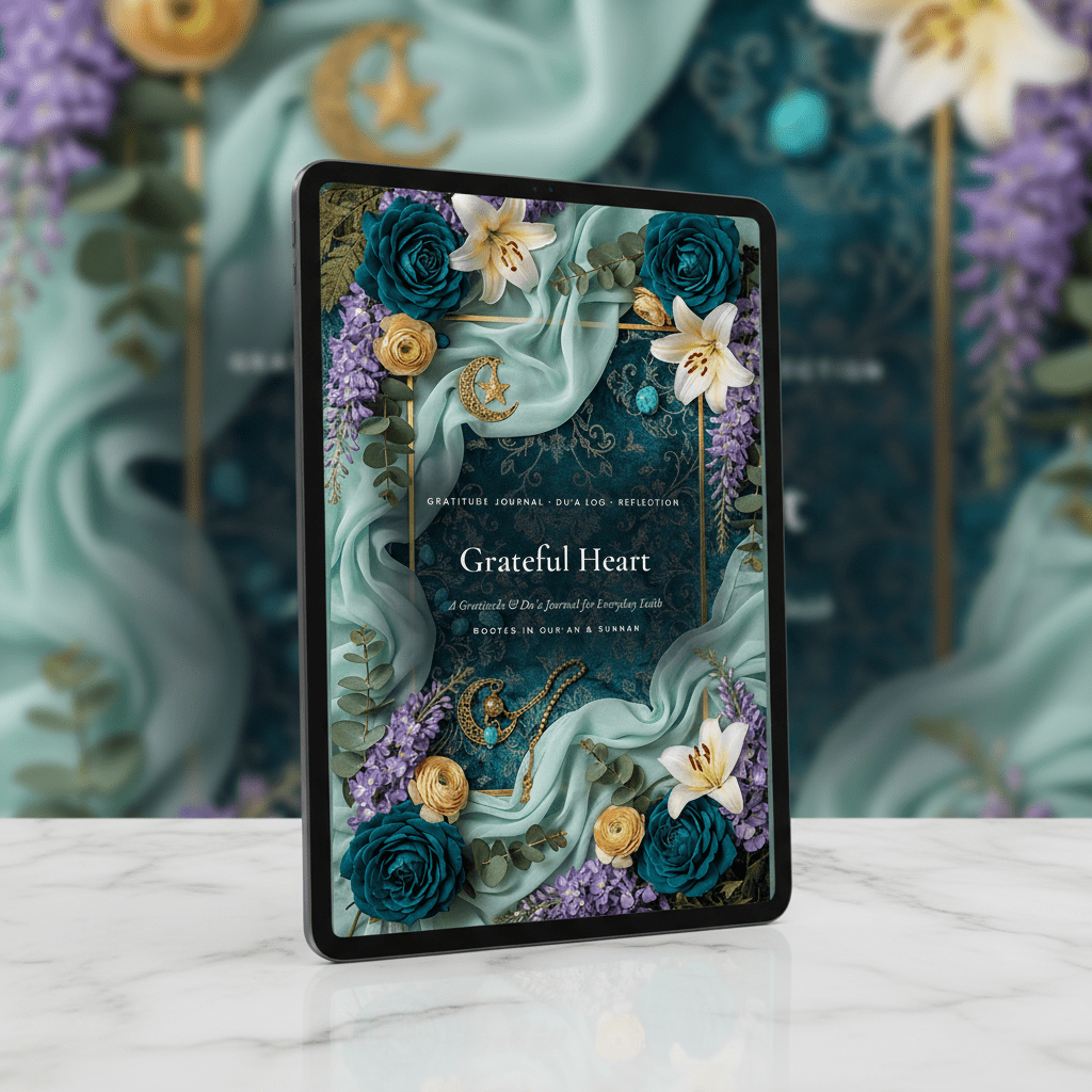 Grateful Heart — Gratitude & Du'a Journal | 81-Page Printable PDF - AakhiraHub