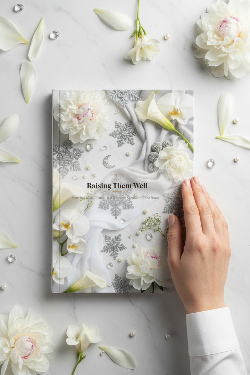 Raising Them Well 11 — Hand Resting on Cover
