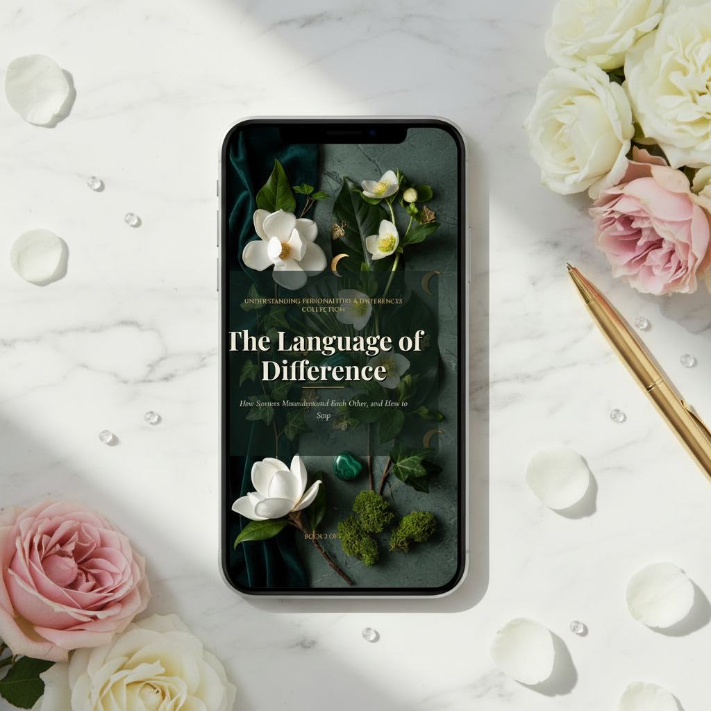 The Language of Difference — Mobile Front-Facing Mockup