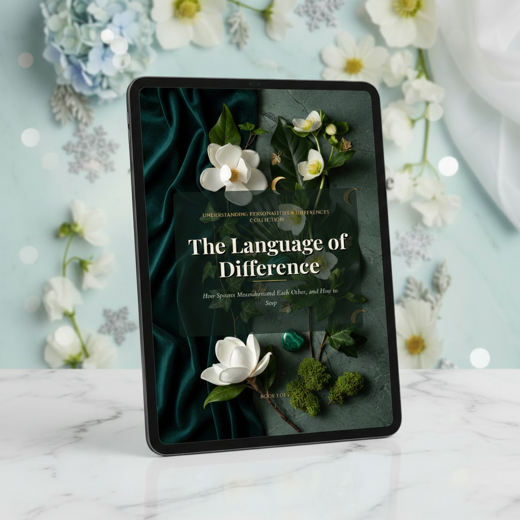 The Language of Difference — Tablet Front-Facing Mockup