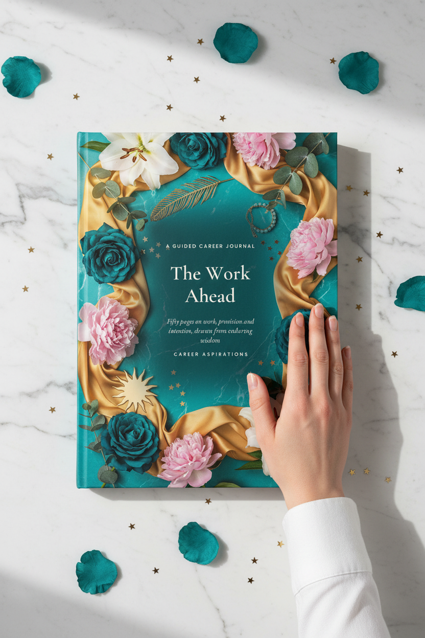 The Work Ahead 12 — Hand Resting on Cover