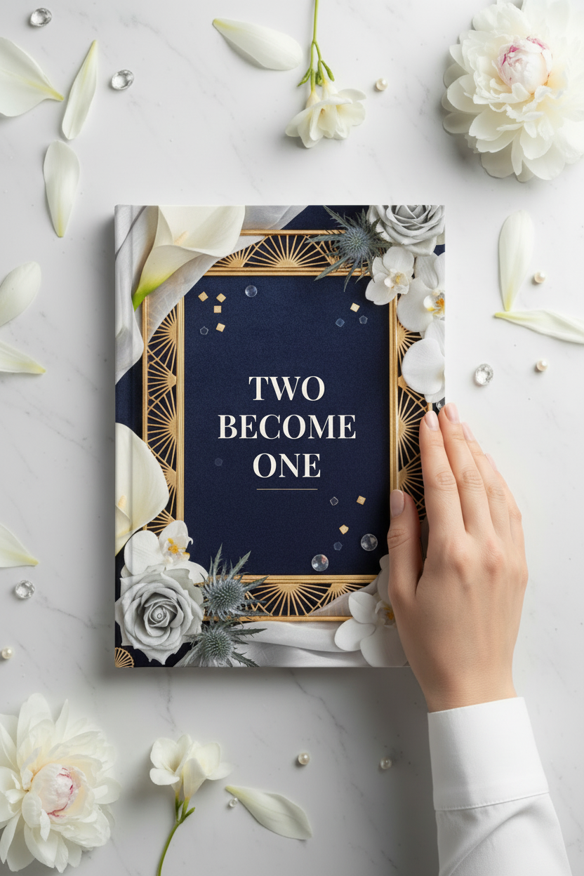 Two Become One 12 — Hand Resting on Cover